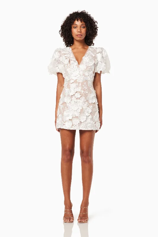 Zayla 3D Floral Mini Dress