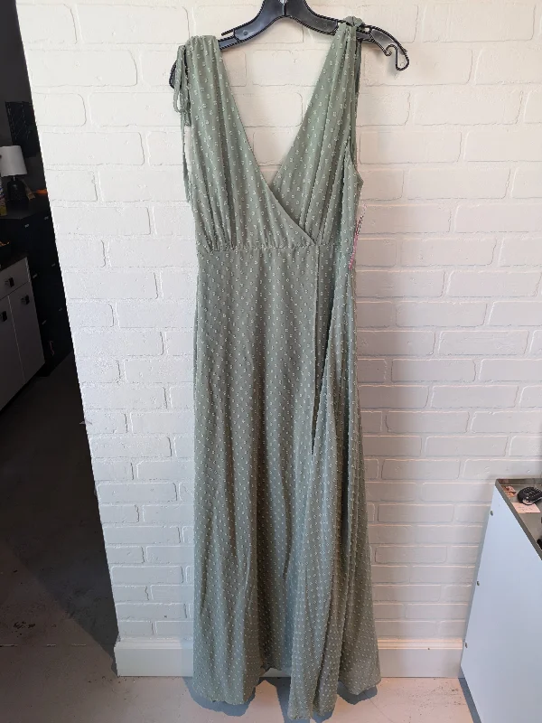 Dress Party Long By Lulus In Green, Size: Xl