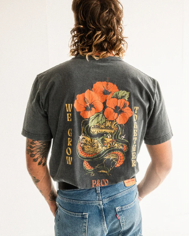 We Grow Together T-Shirt - Acid Wash