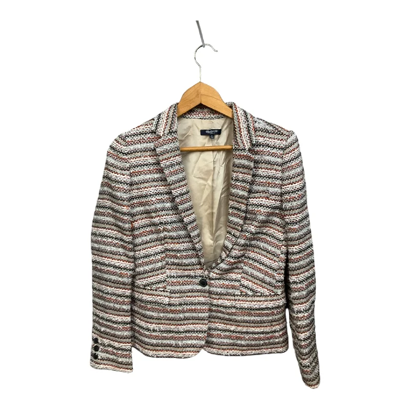 Blazer By Madewell In Striped Pattern, Size: S