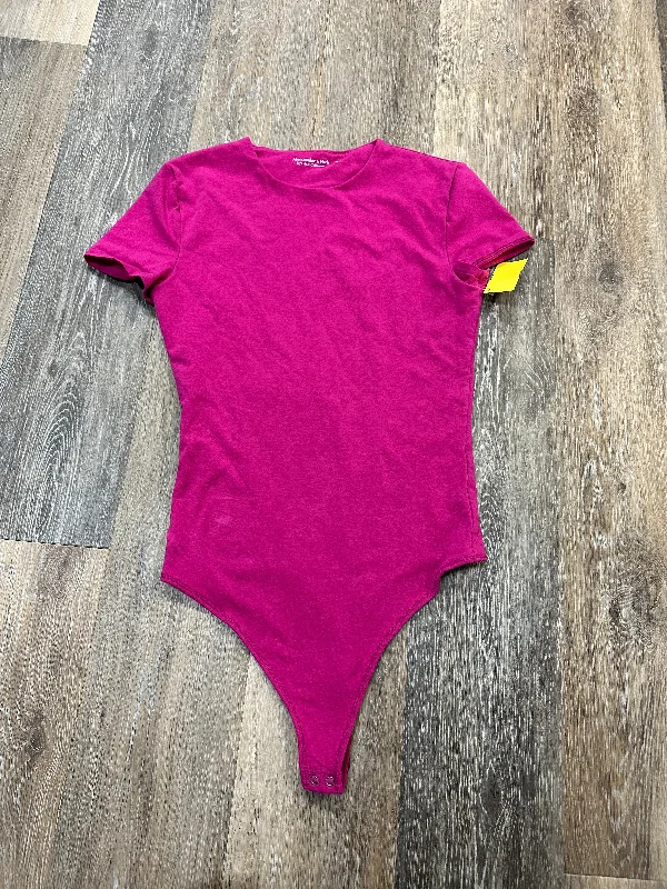 Bodysuit By Abercrombie And Fitch In Pink, Size: M