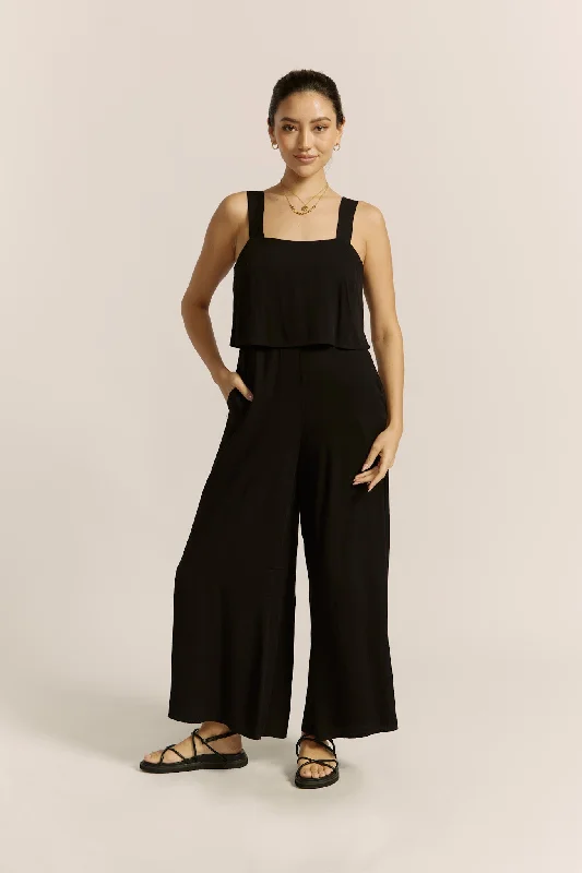 Adele Black Jumpsuit