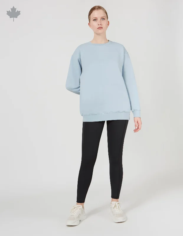 CHANDAIL MOLLETONNÉ LONG - UNI||LONG SWEATSHIRT -  SOLID