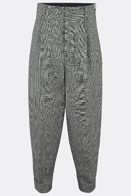 DILLINGER TROUSERS IN PRINCE OF WALES CHECK