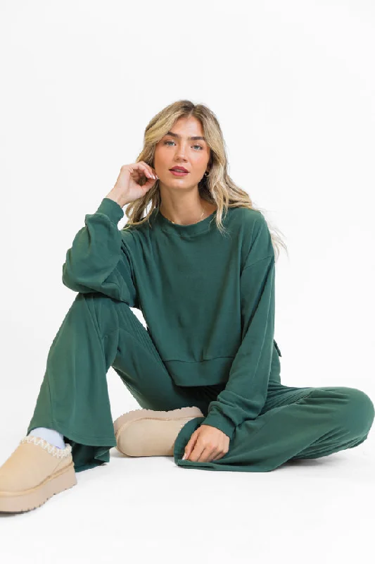 In A Dream Evergreen Super Soft Pullover