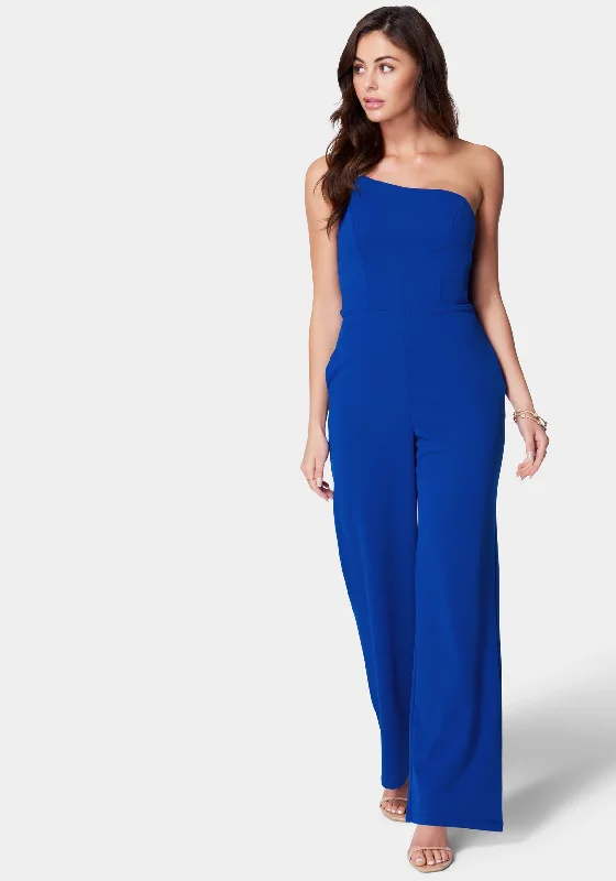 One Shoulder Core Jumpsuit