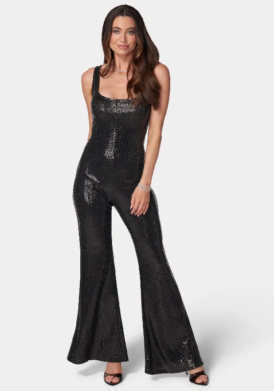 Stretch Sequin Catsuit